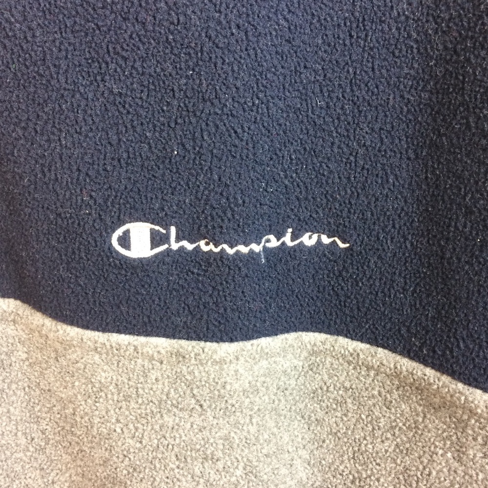 Champion Fleece Jacket Size 2XL Blue Gray - Picture 3 of 6